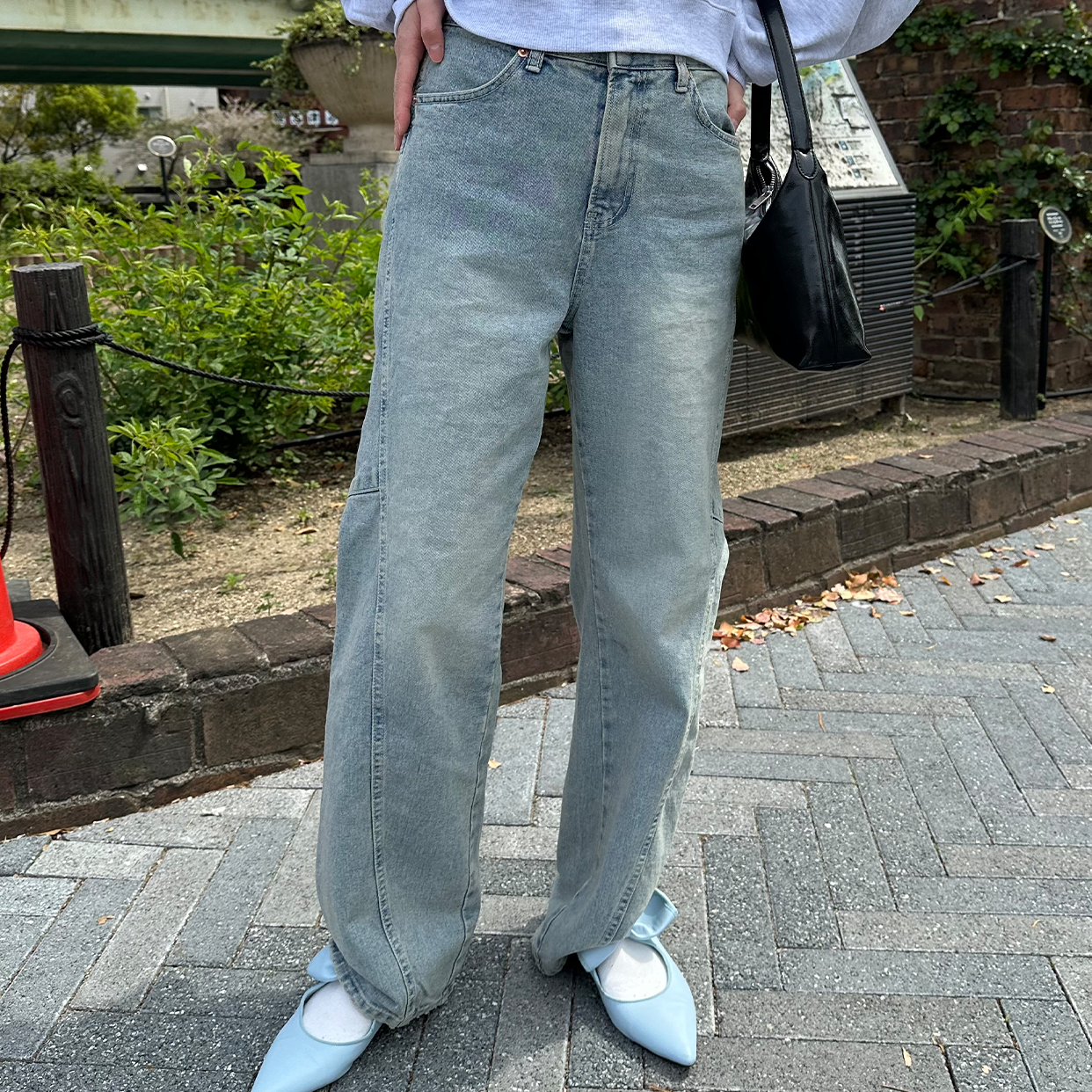 ヴィンテージストレートセミワイドパンツ | ファッション通販