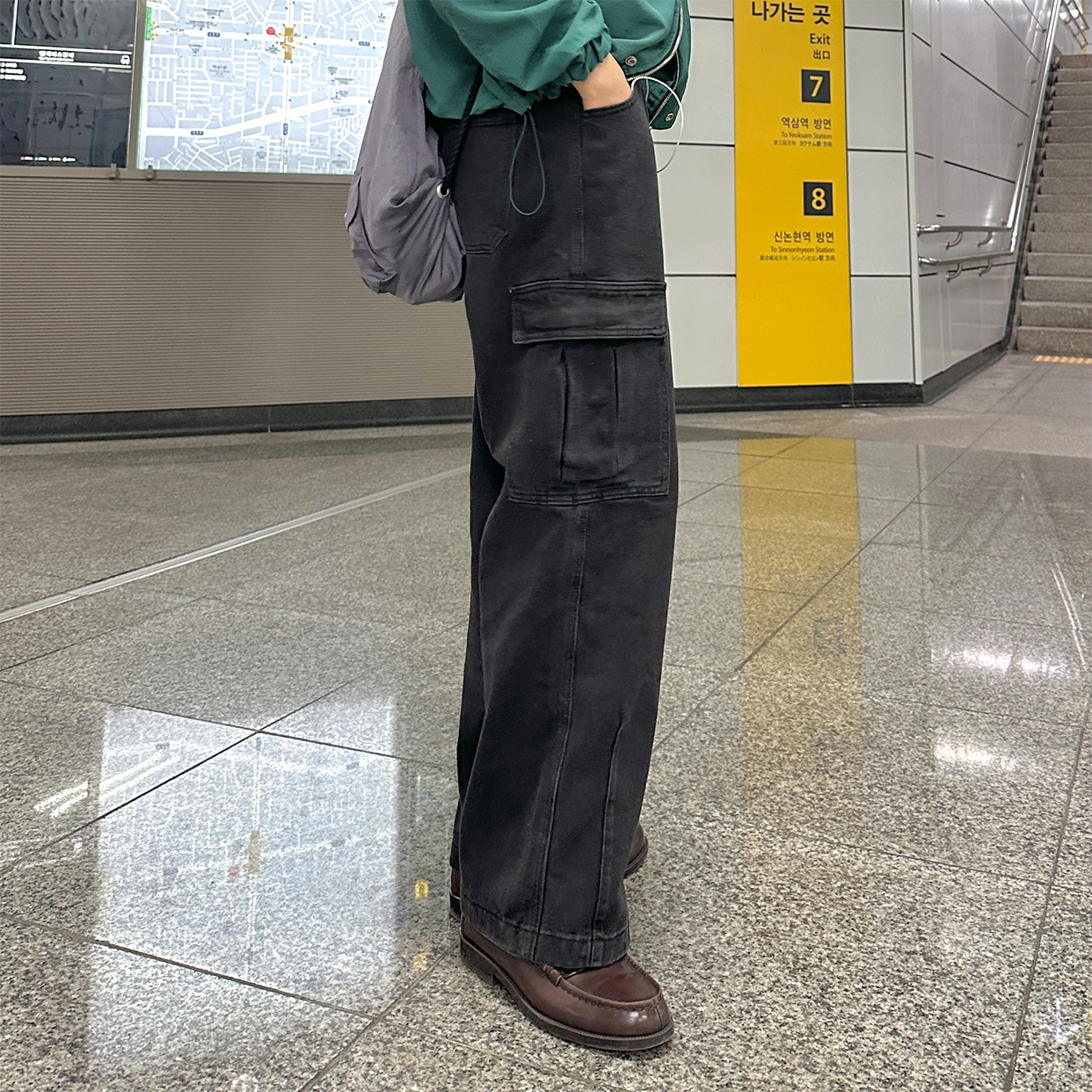 giunon ドロストカーゴパンツ　　ブラック　ジウノン　カーゴデニムパンツ 6725127218-010_SUB.jpg?v=