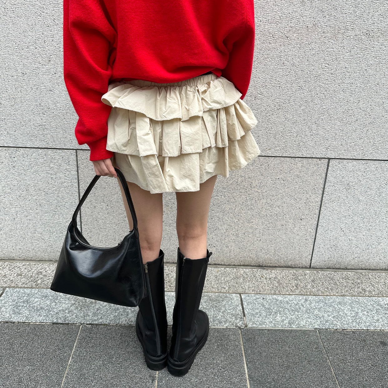 ROUGHNECK tutu pantsフリル ミニスカート　新品未開封 フリルティアードバンディングミニスカート | ファッション通販
