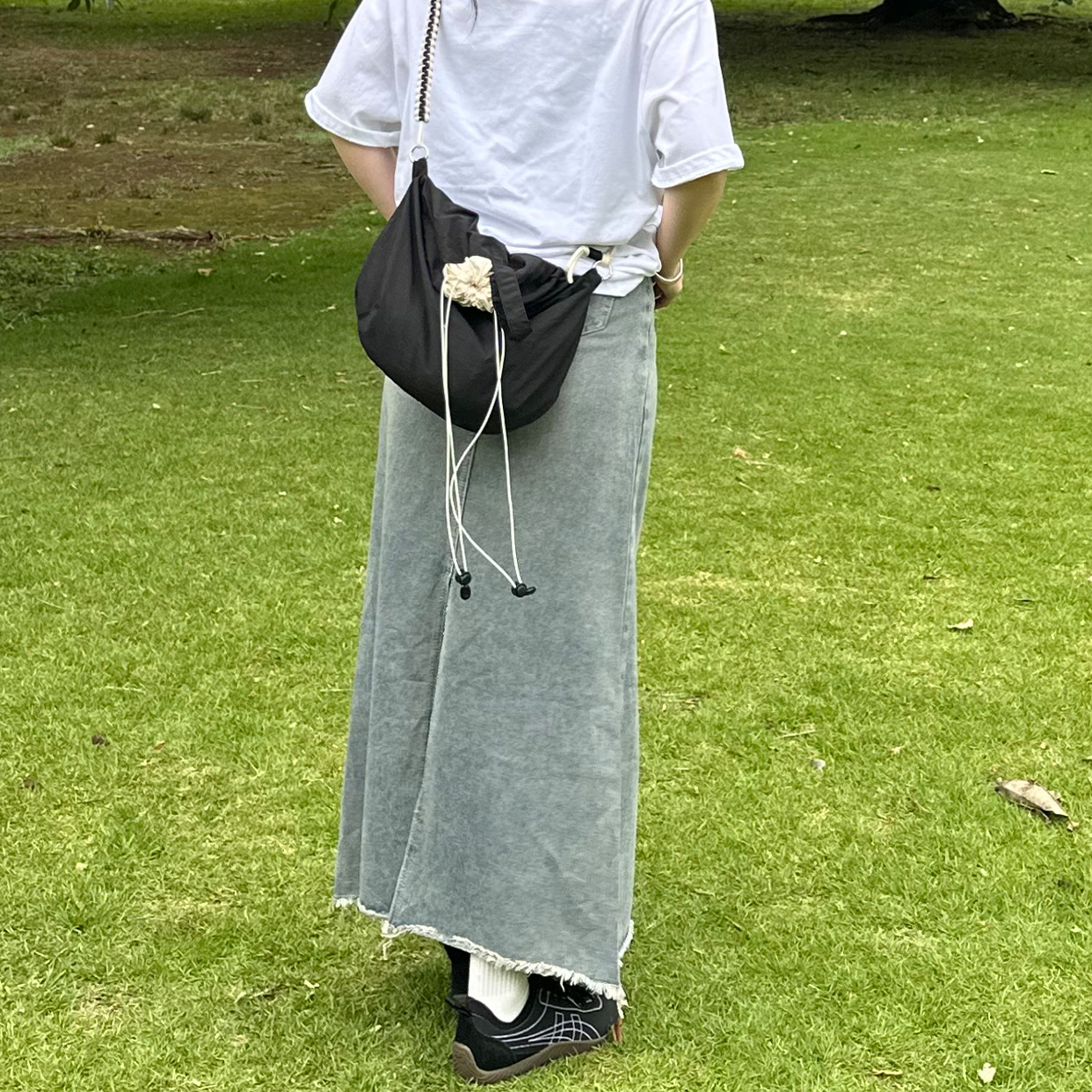 【UNKNOWN PLANET】デニム ロング スカート セール】long denim skirt / ロングデニムスカート（デニム