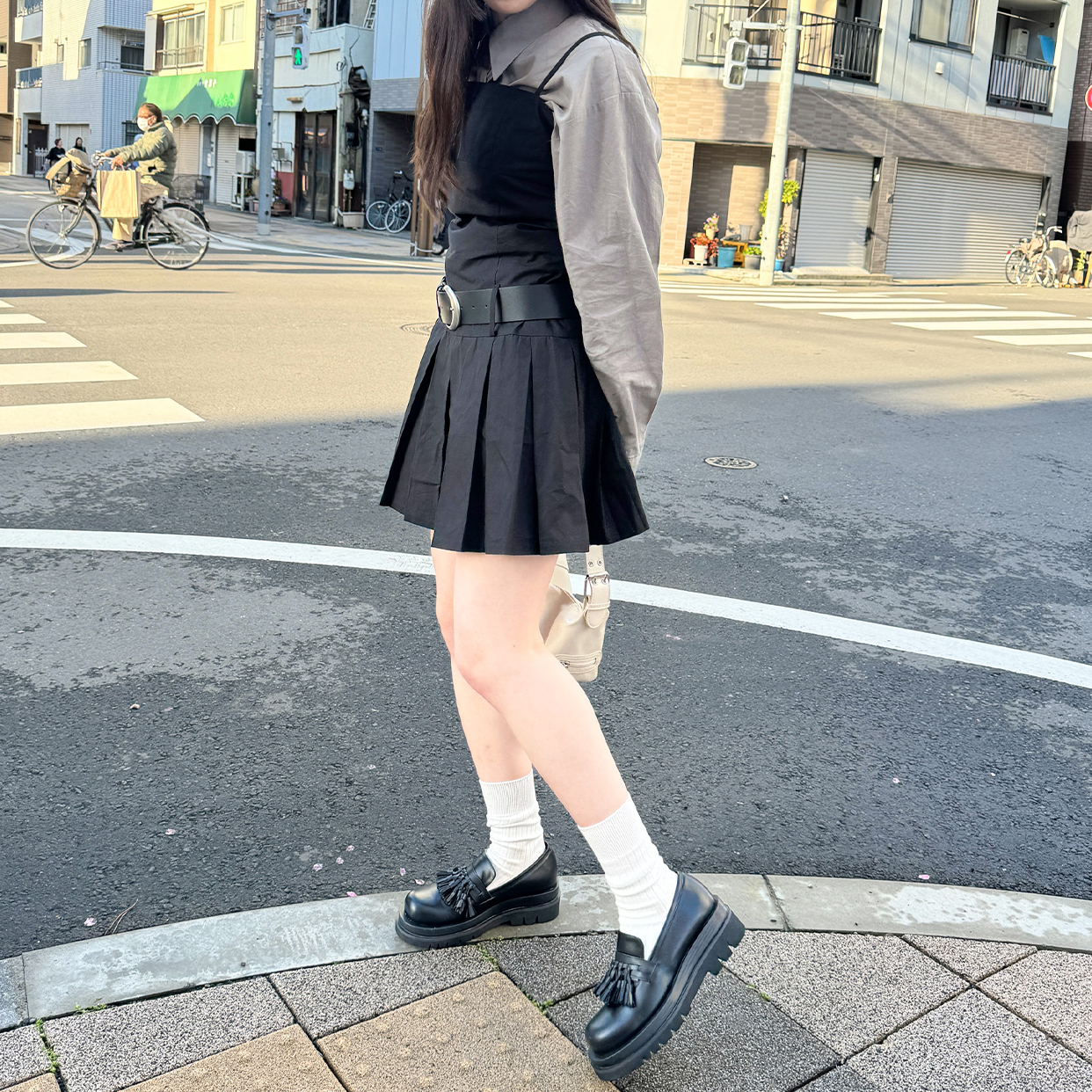 ジェフプリーツローライズキャミワンピース | ファッション通販