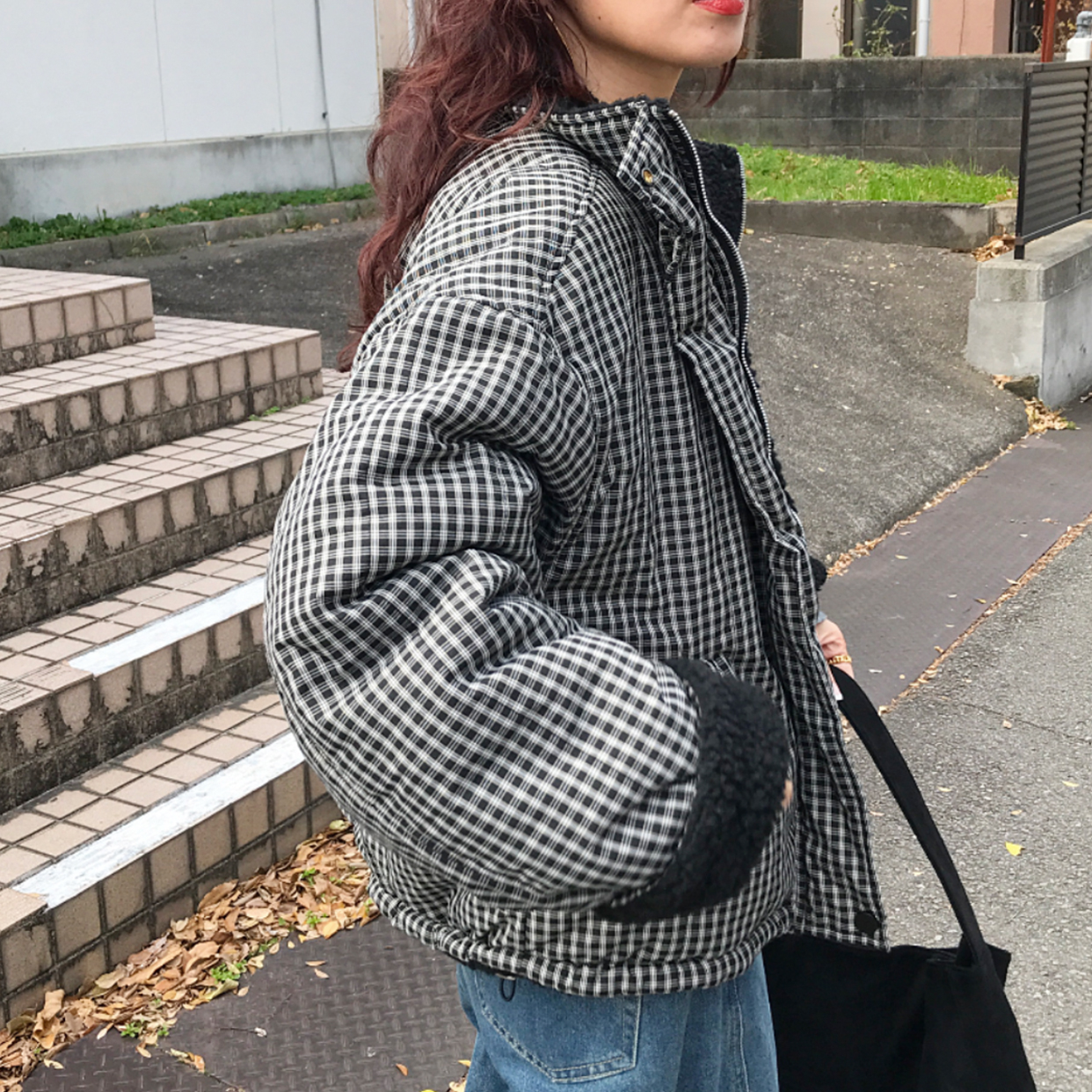 【2/15当日発送】nugu リバーシブルパデットジャケット リバーシブルボアパデットジャケット | ファッション通販サイト NUGU