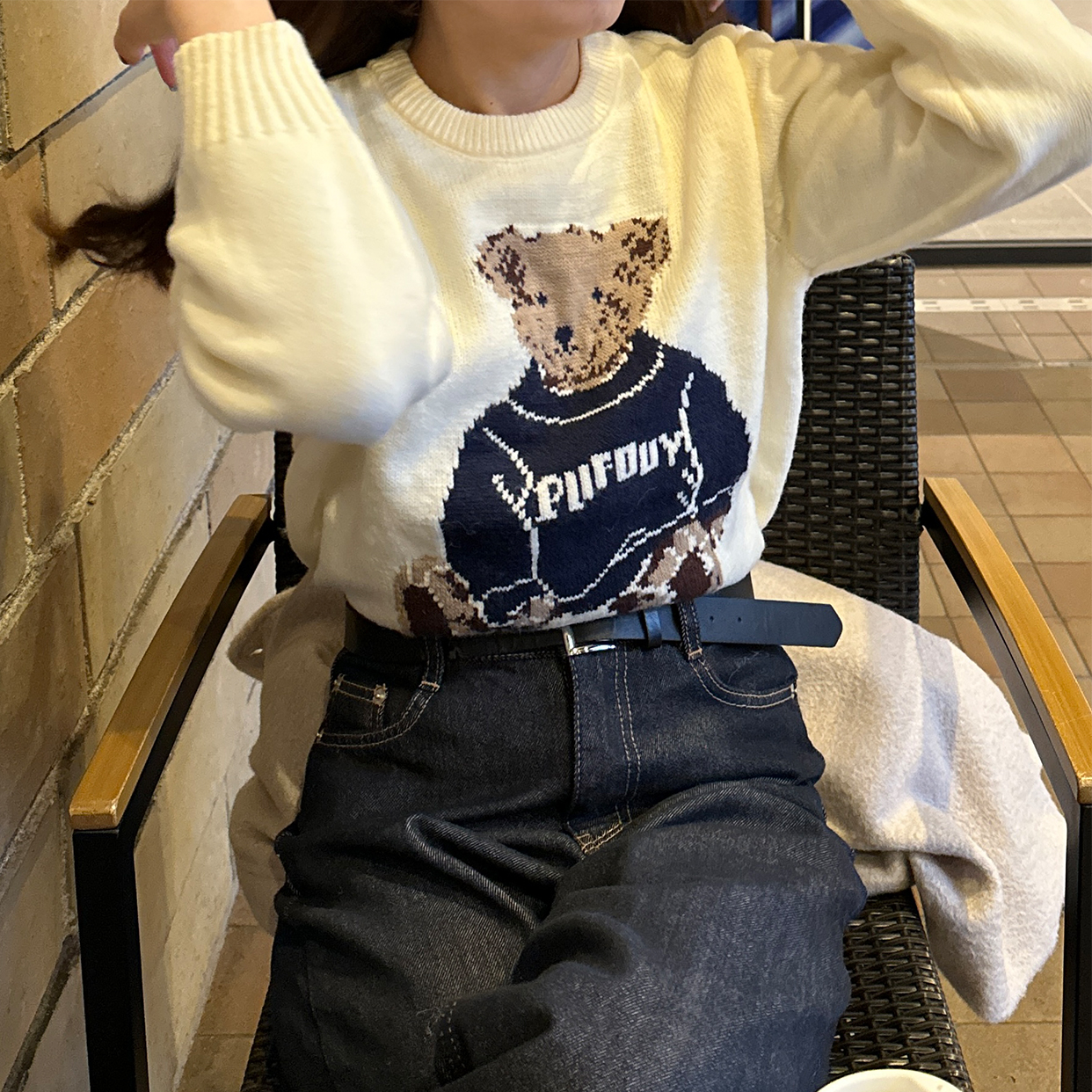 シンプルテディベアニット | ファッション通販サイト NUGU