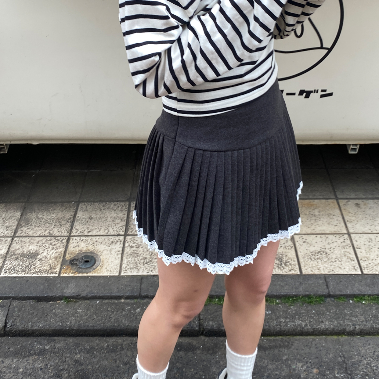 schoolgirl miniskirt japan プリーツレースミニスカート | ファッション通販サイト NUGU