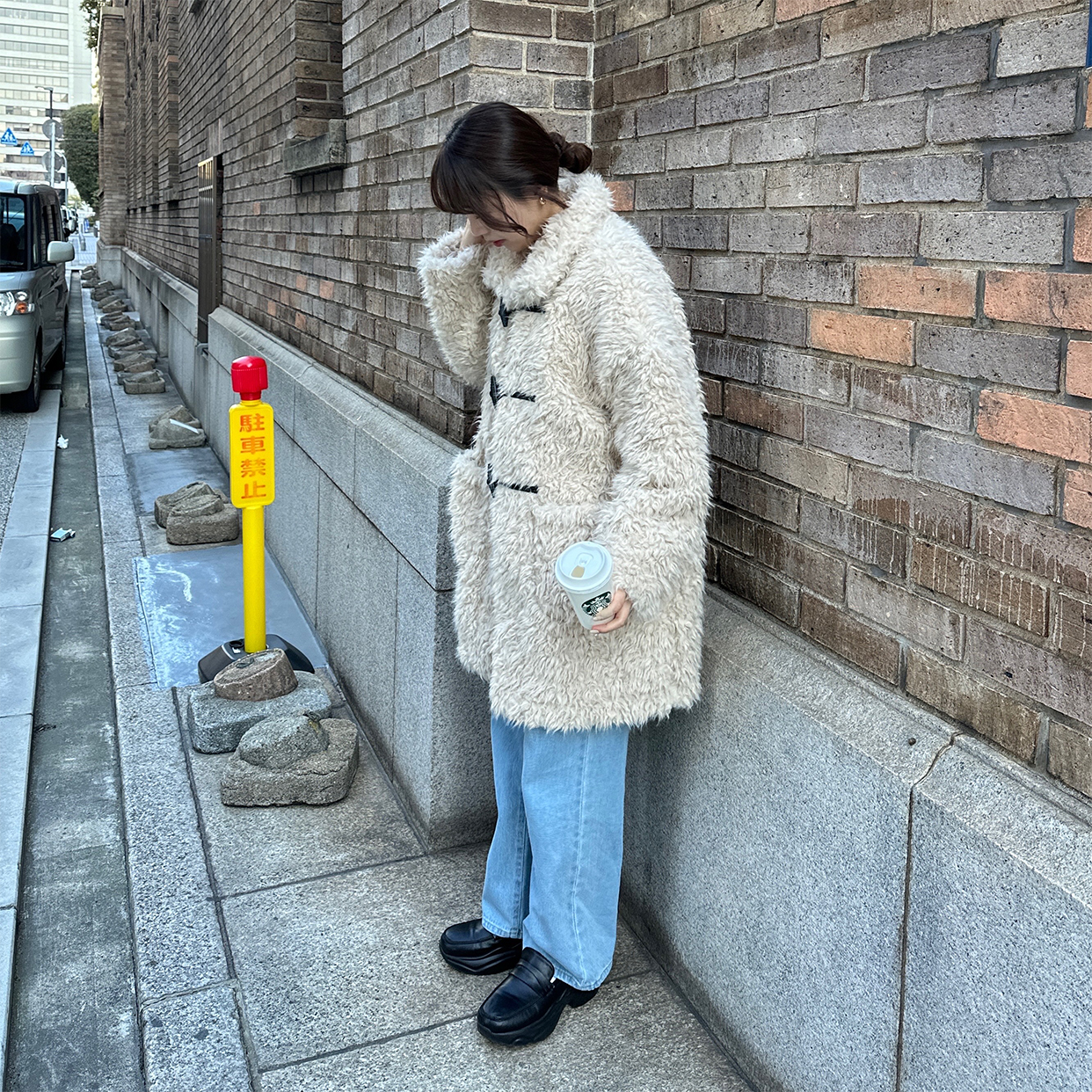 ボアエコファーハーフコート | ファッション通販サイト NUGU