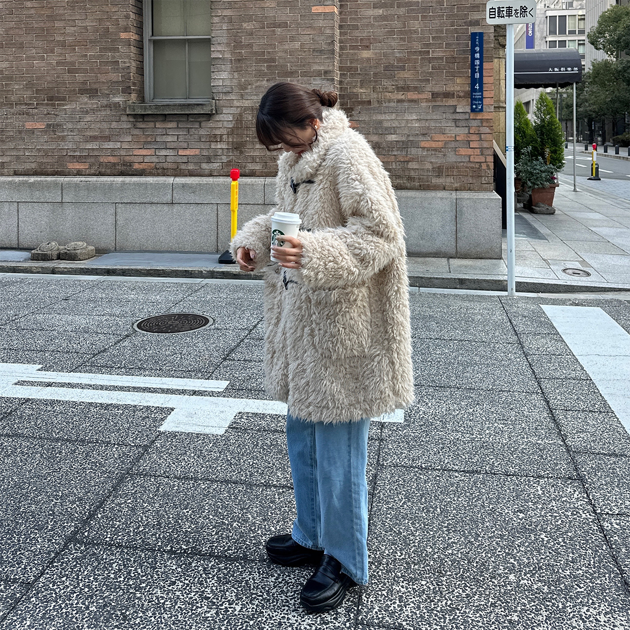 ボアエコファーハーフコート | ファッション通販サイト NUGU