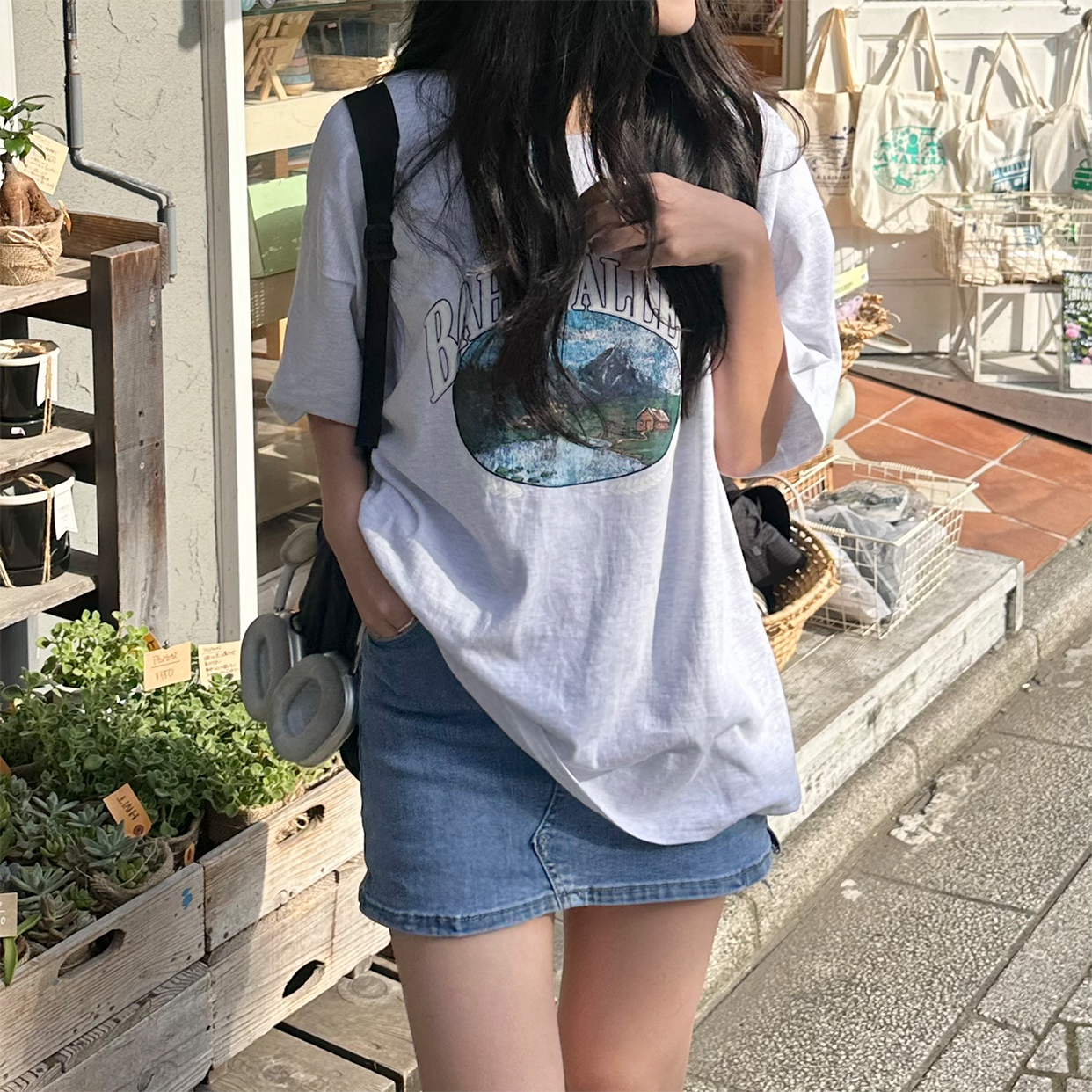 LASUDのグラフィックプリントベーシックTEE LASUD｜グラフィックプリントベーシックTEE | Rakuten Fashion