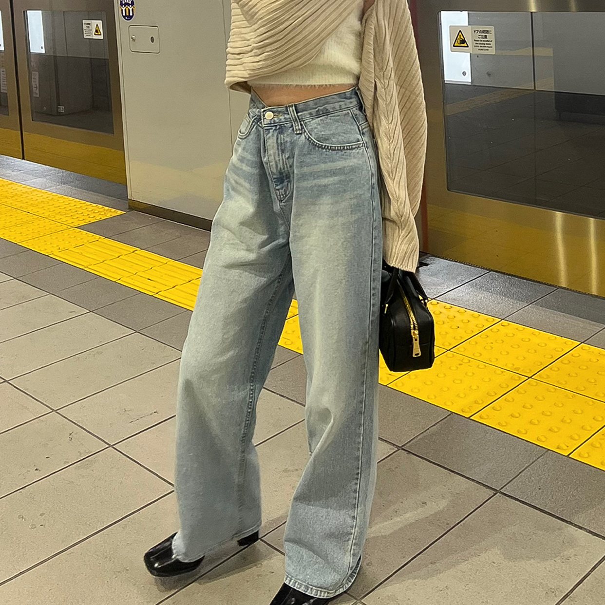 ワイドデニムパンツ | ファッション通販サイト NUGU