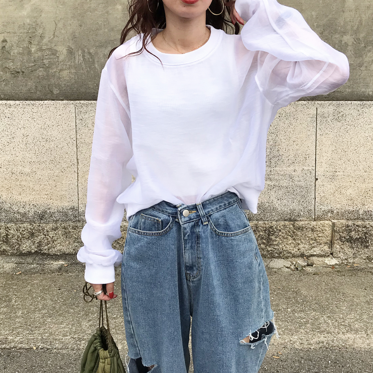 シアークロップドスウェット | ファッション通販サイト NUGU