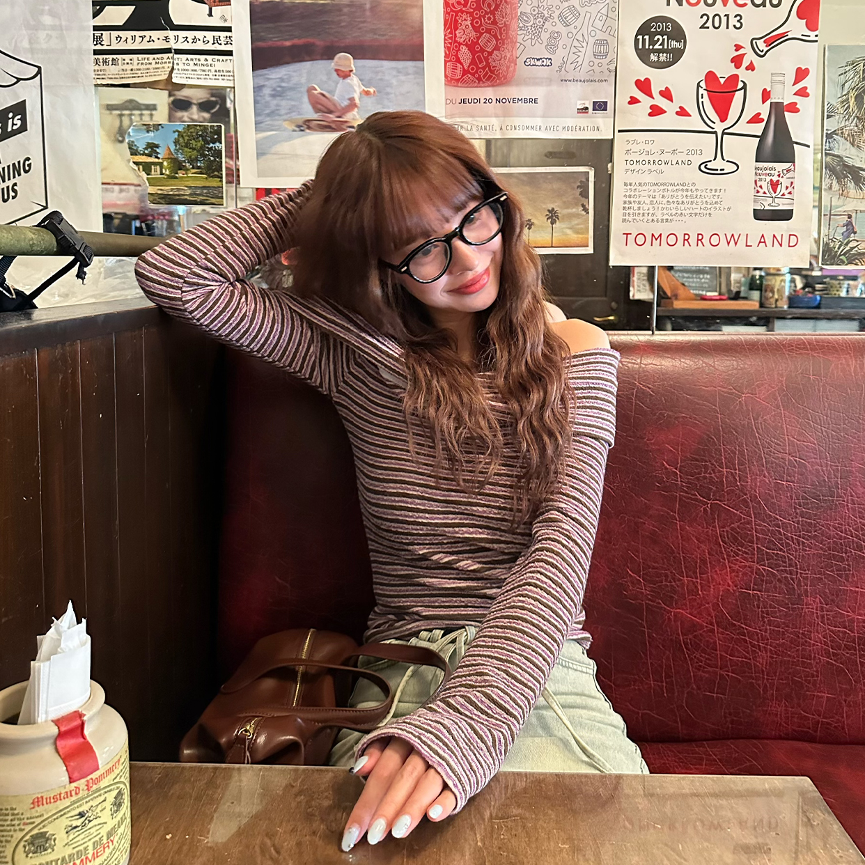 BEST 50]ボーダーオフショルダートップ | ファッション通販サイト NUGU