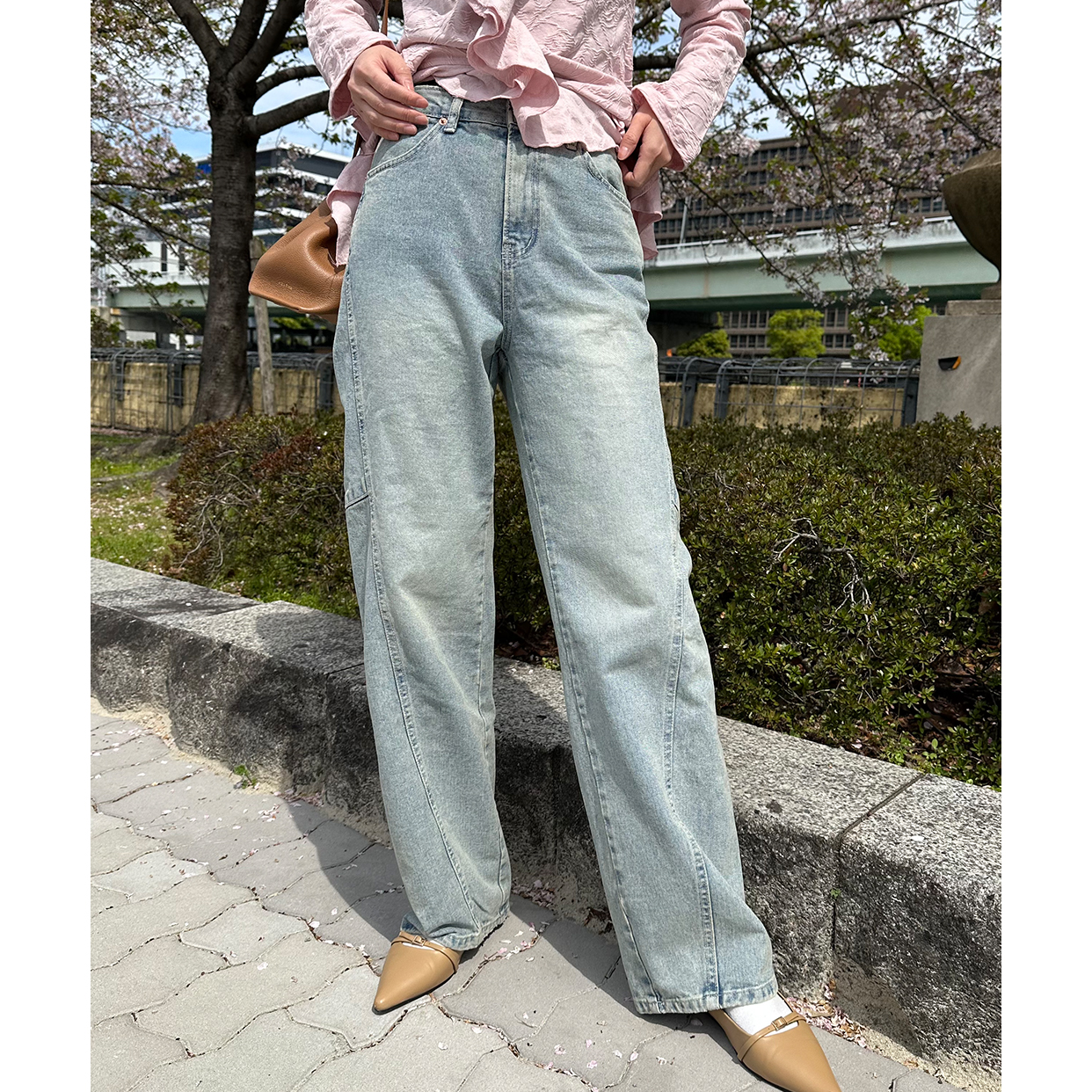ヴィンテージストレートセミワイドパンツ | ファッション通販