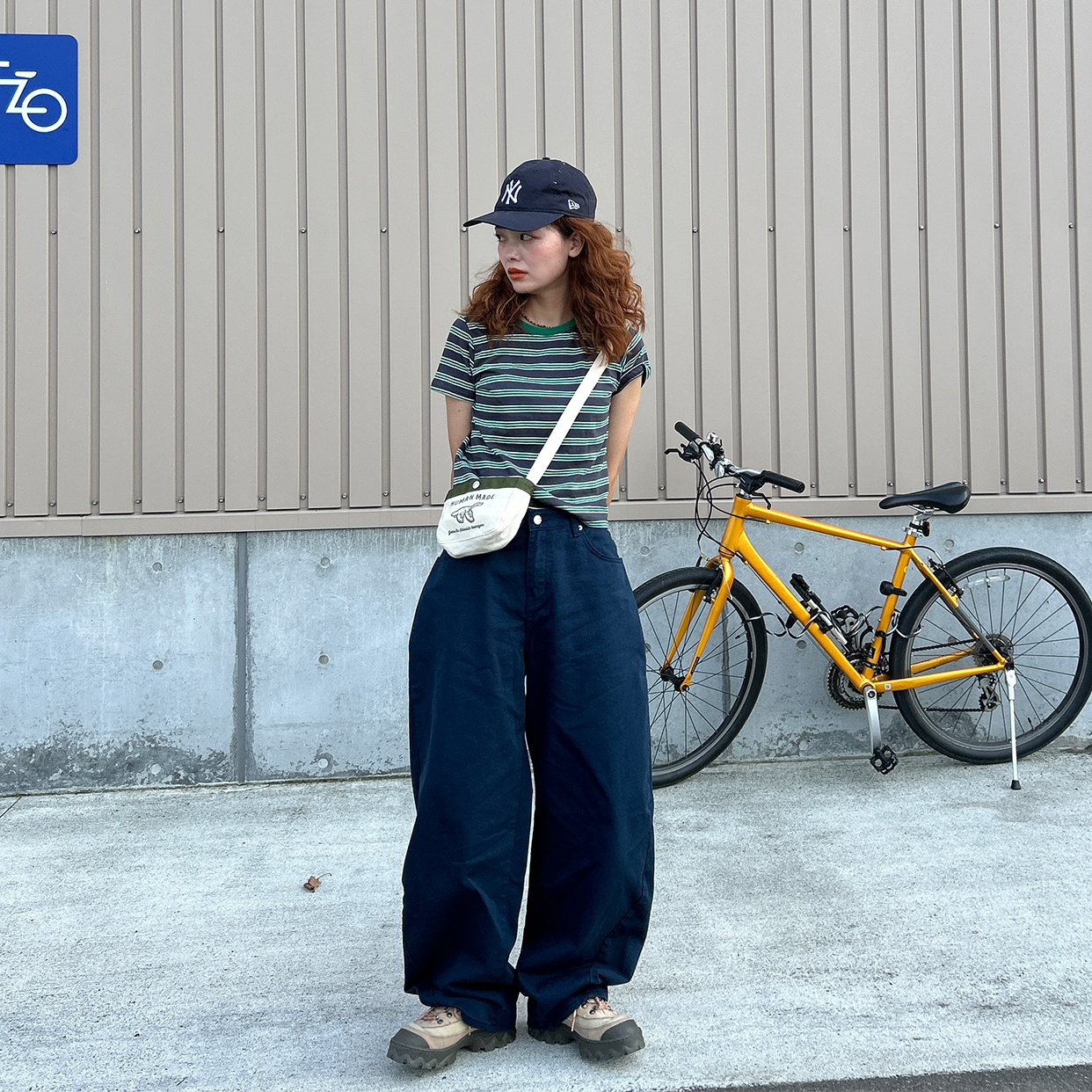 Na+H ボーダーカットソー 2416260-1.jpg