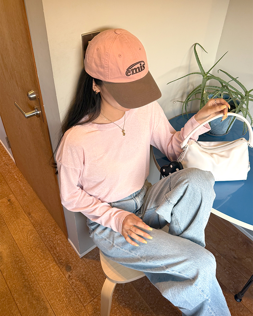 シースルー長袖Tシャツ