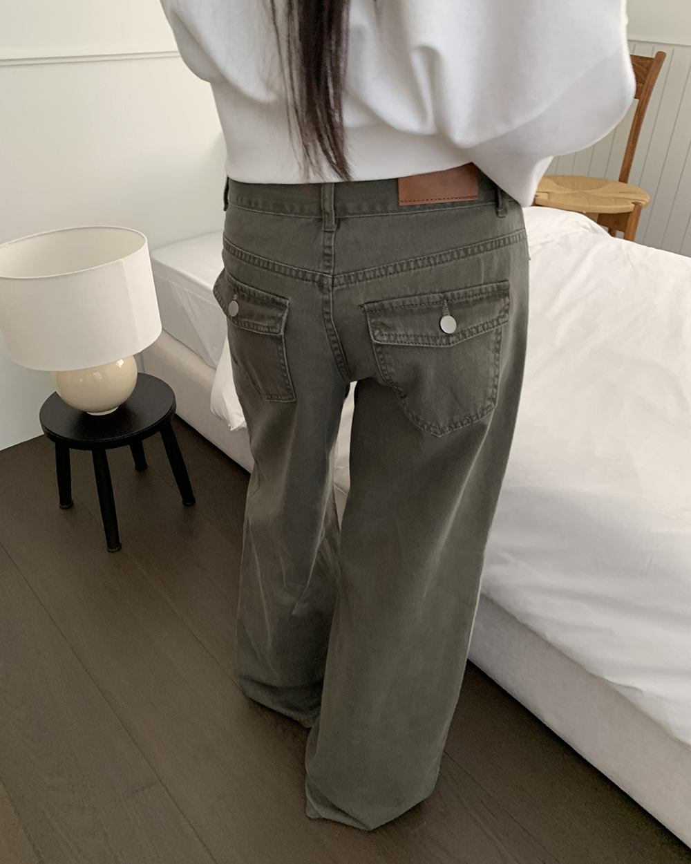 ワイドチノパンツ