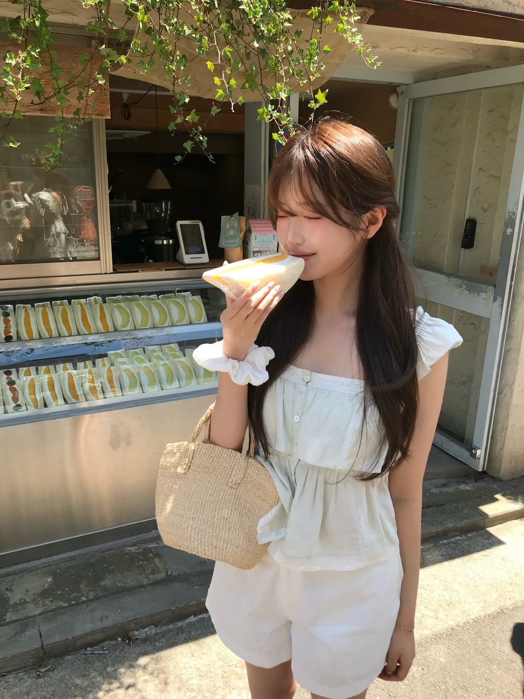 Pint Ruffle Sleeveless Blouse_Mint