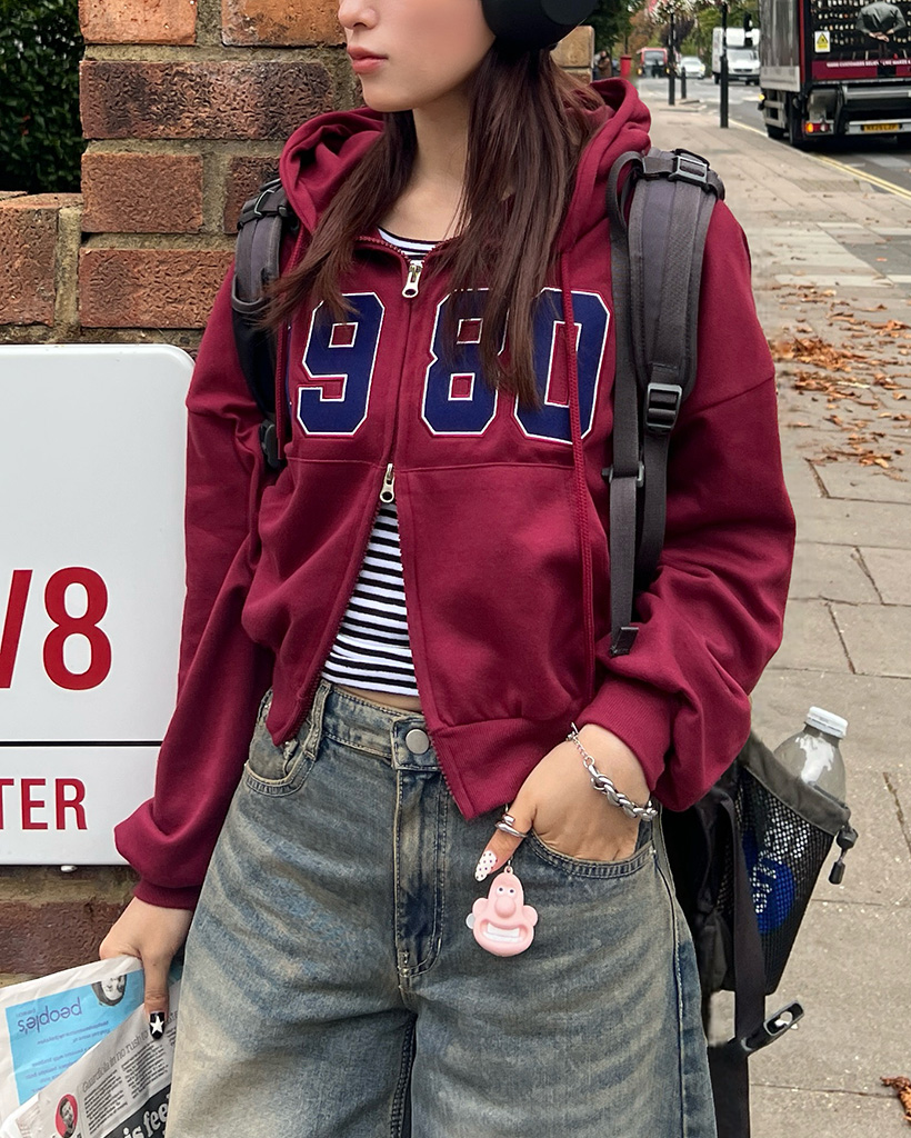 1980ジップアップパーカー