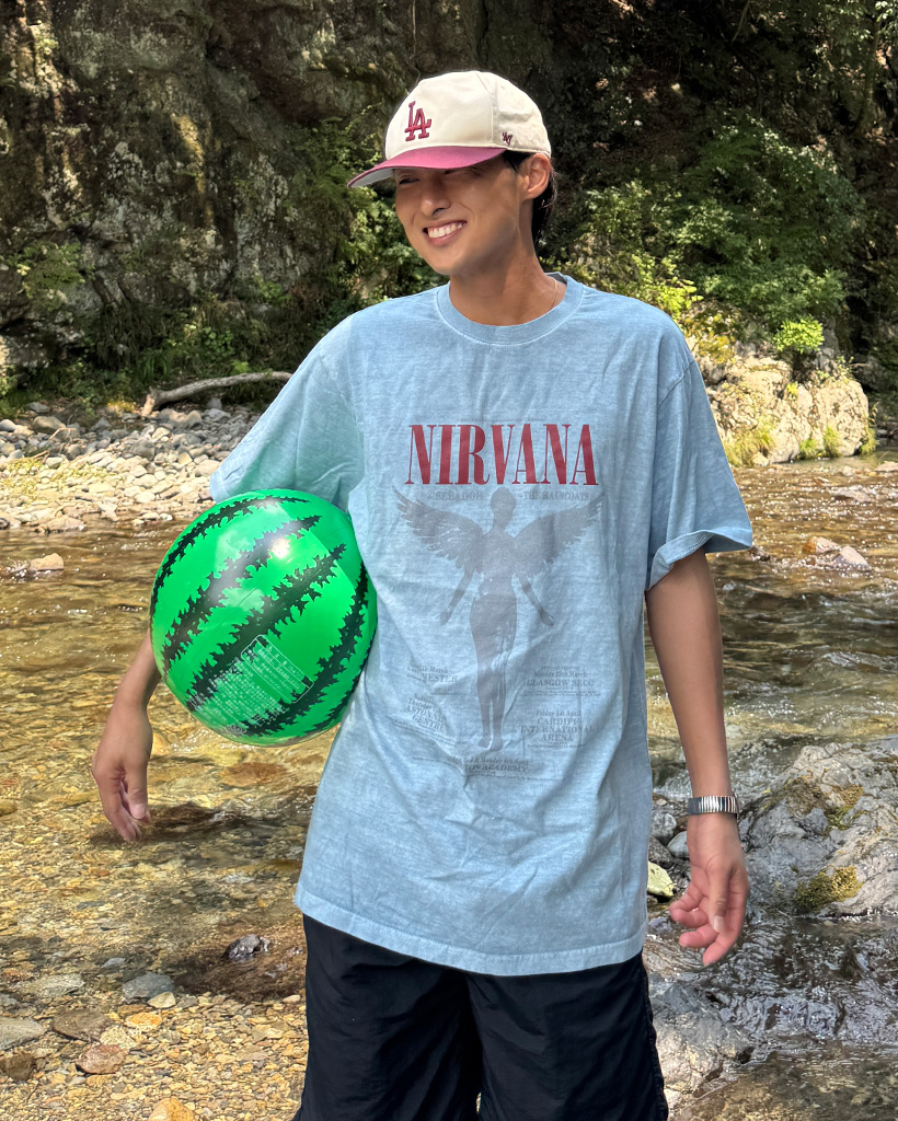 ユニセックス）NIRVANAロゴTシャツ | ファッション通販サイト NUGU