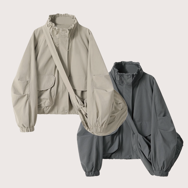 YUKAN(ジャケット、バッグ) スリングバッグ付き巾着ボンバージャケット | ファッション通販サイト NUGU