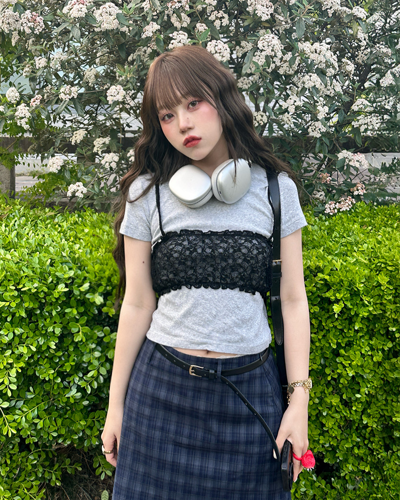 フラワーレースビスチェ