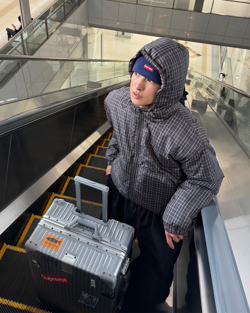 チェックアノラックジャケット