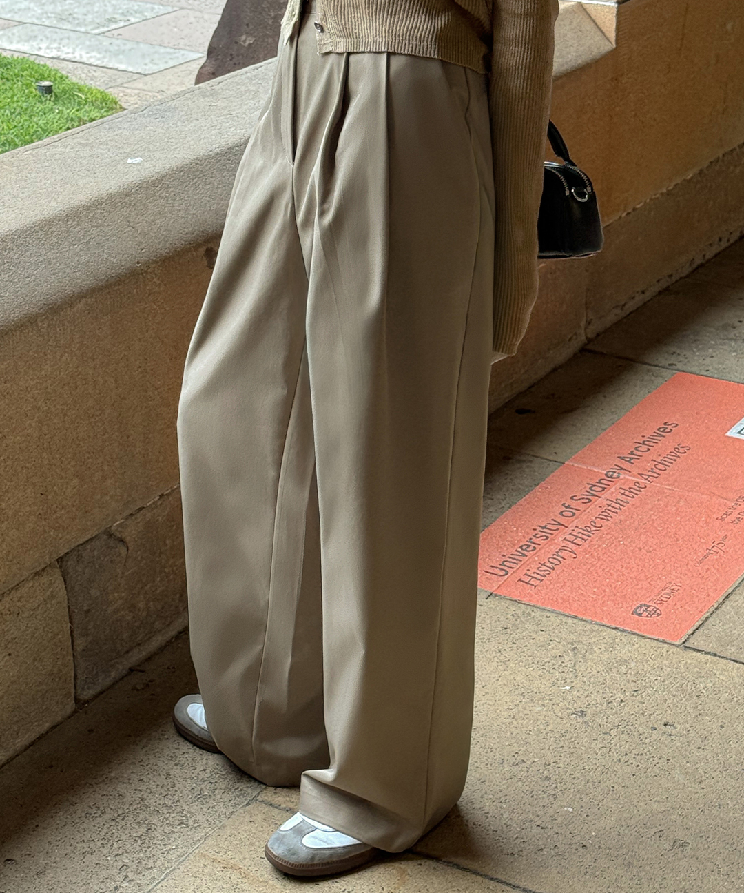 [original]タックコットンワイドパンツ