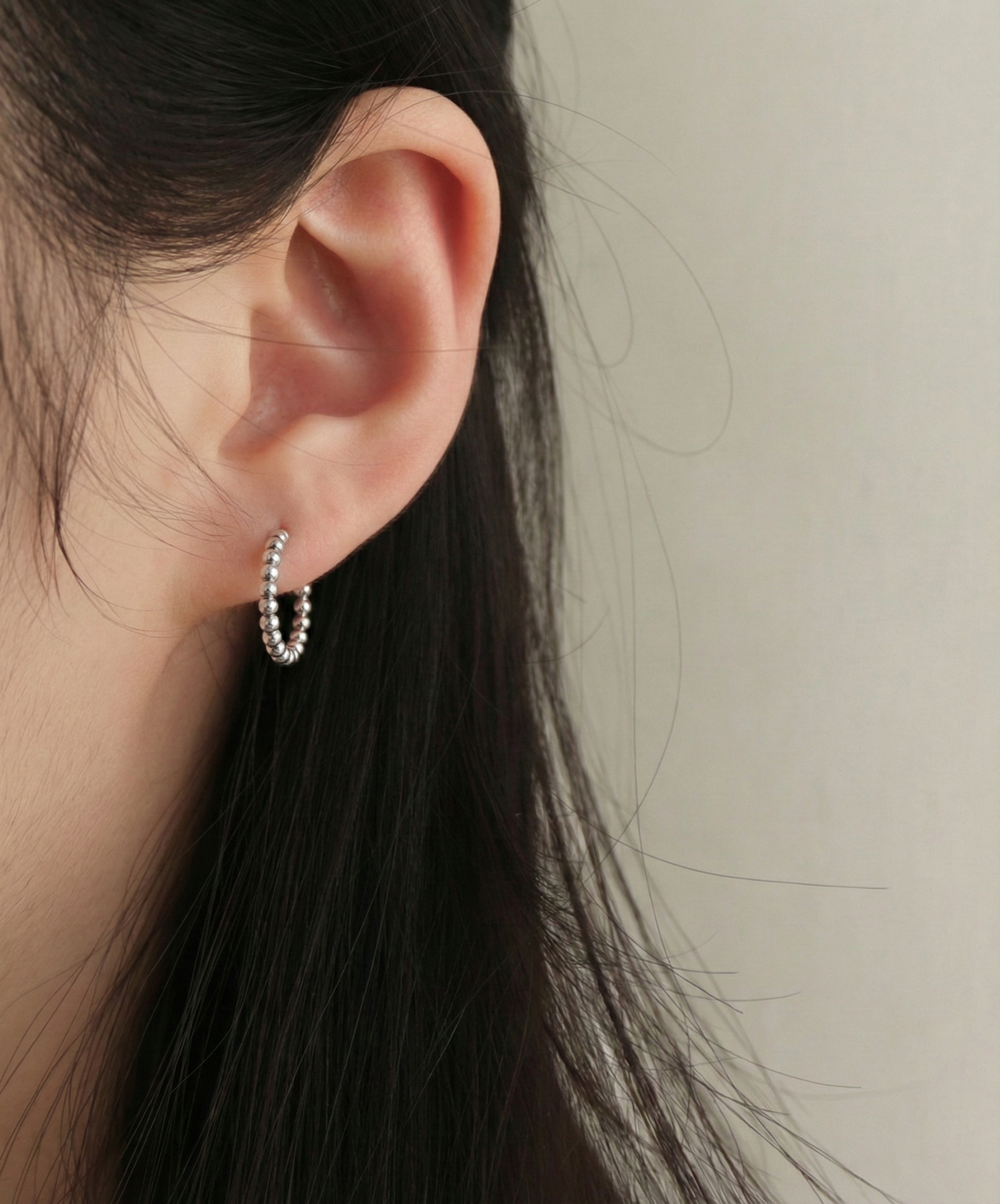 シルバー925リングピアス