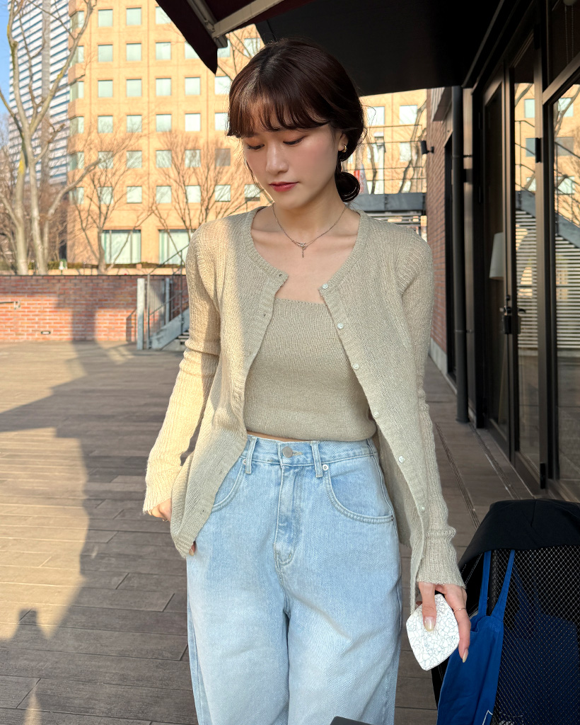 キャミソールセットカーディガン