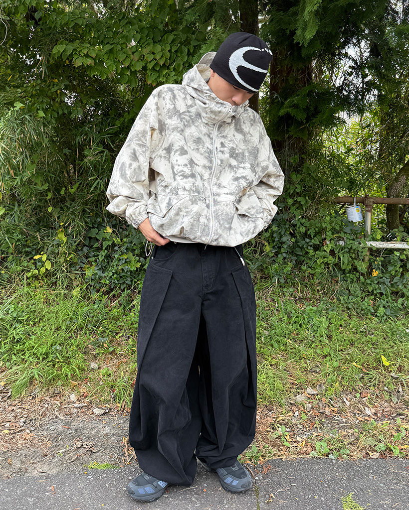 迷彩ナイロンフードブルゾン | ファッション通販サイト NUGU