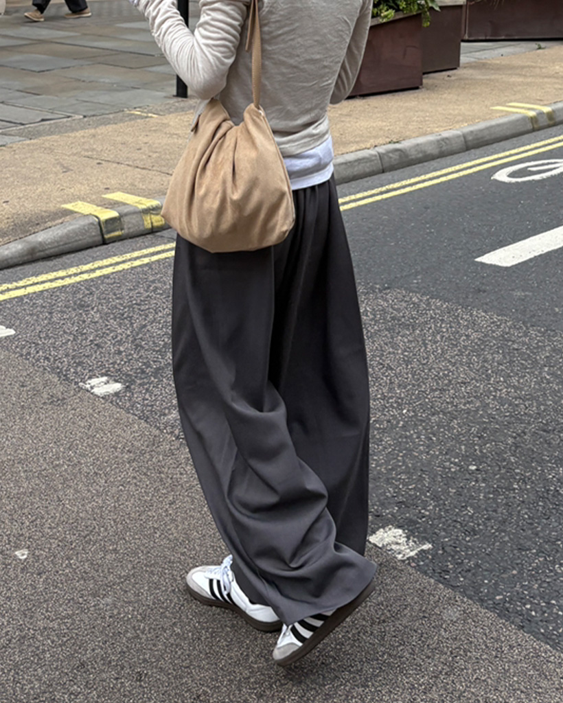 弦さん サイドボタンパンツ Mサイズ　ブラック zy-00054_9.jpg