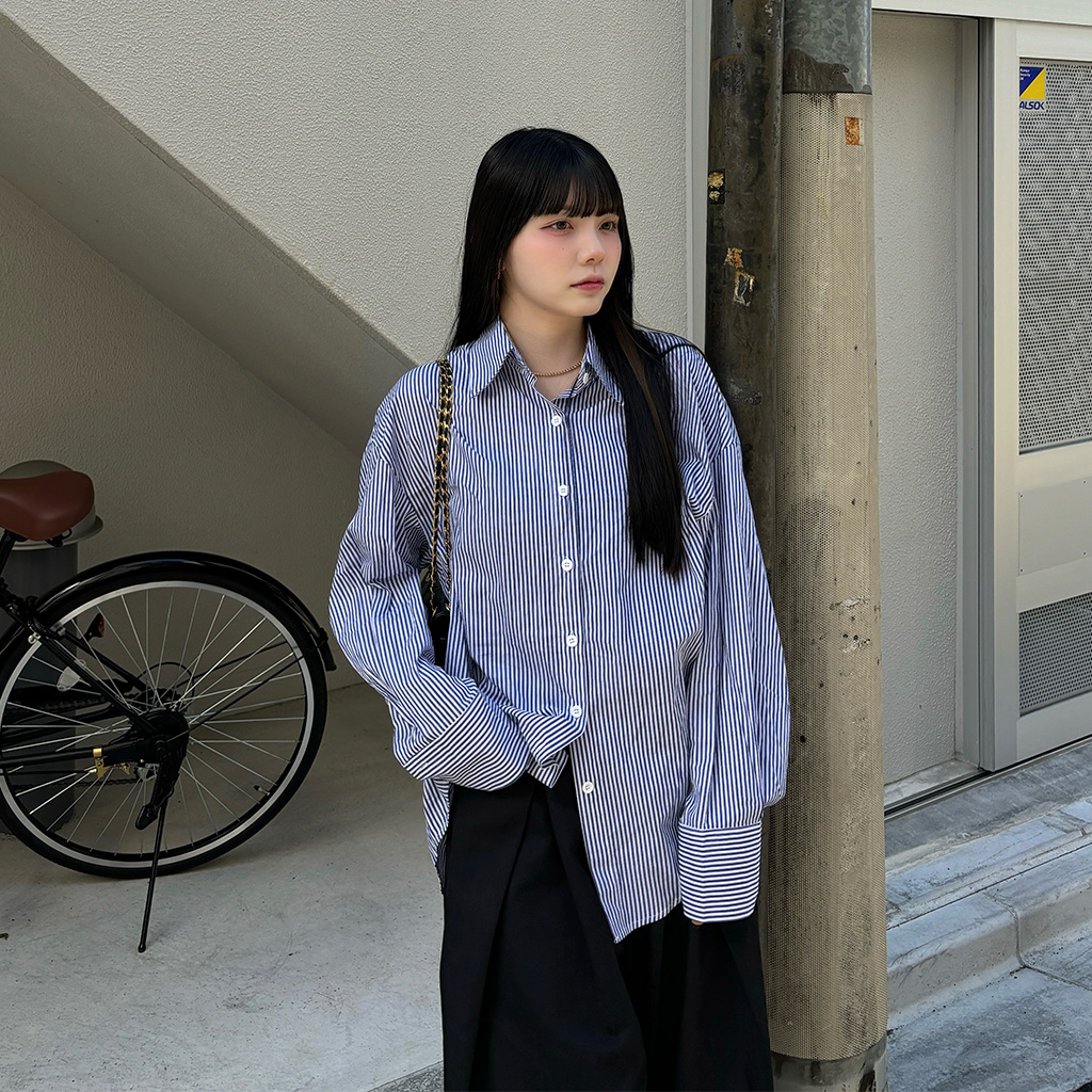 ストライプシャツ