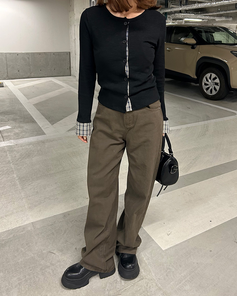 コットンワイドパンツ