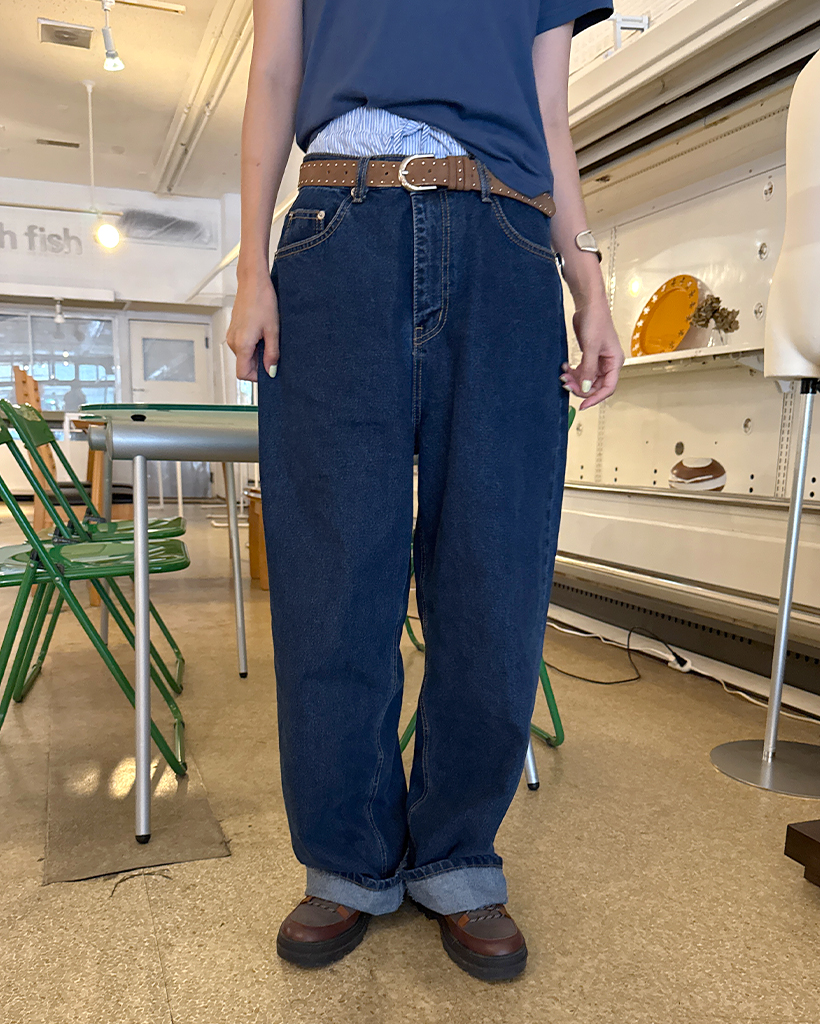 パンツ yanmiii ワイドフィットローデニムパンツ | ファッション通販サイト NUGU