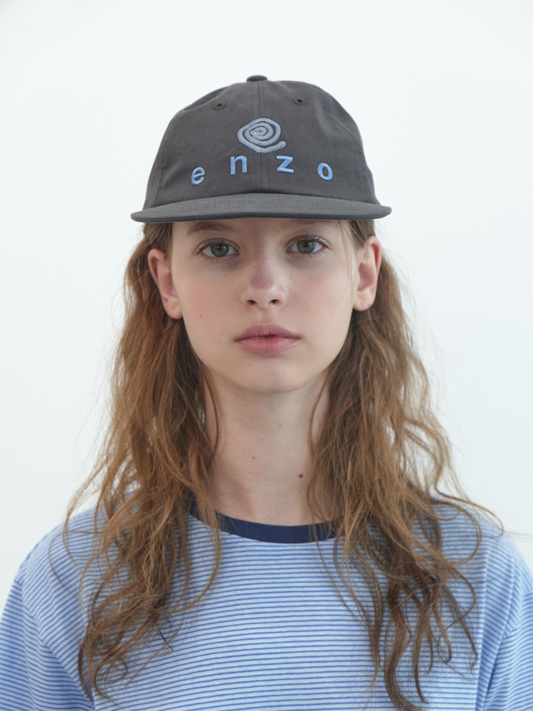 Eddy Logo Cotton Cap (Charcoal)