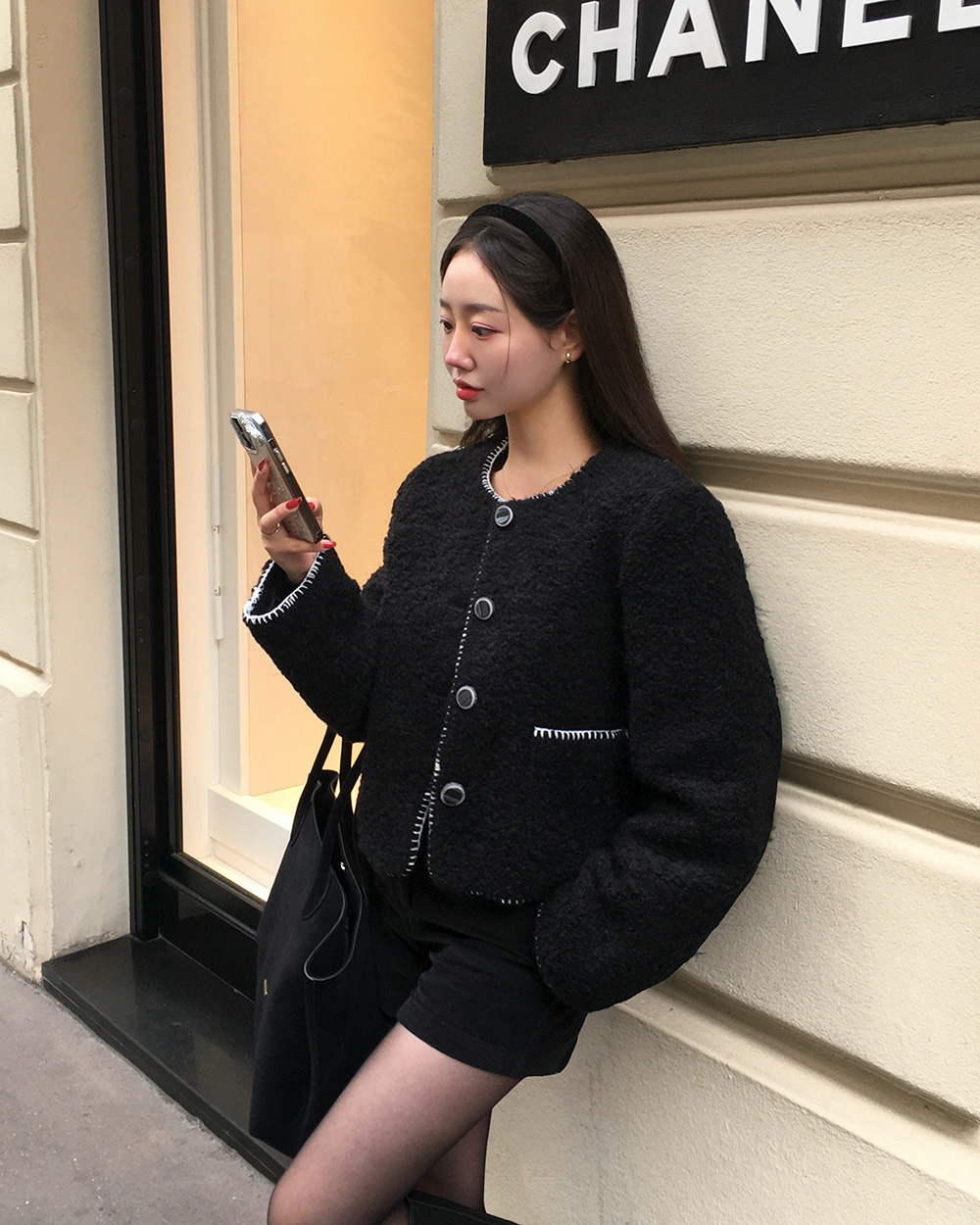 [ORIGINAL]バードステッチツイードジャケット