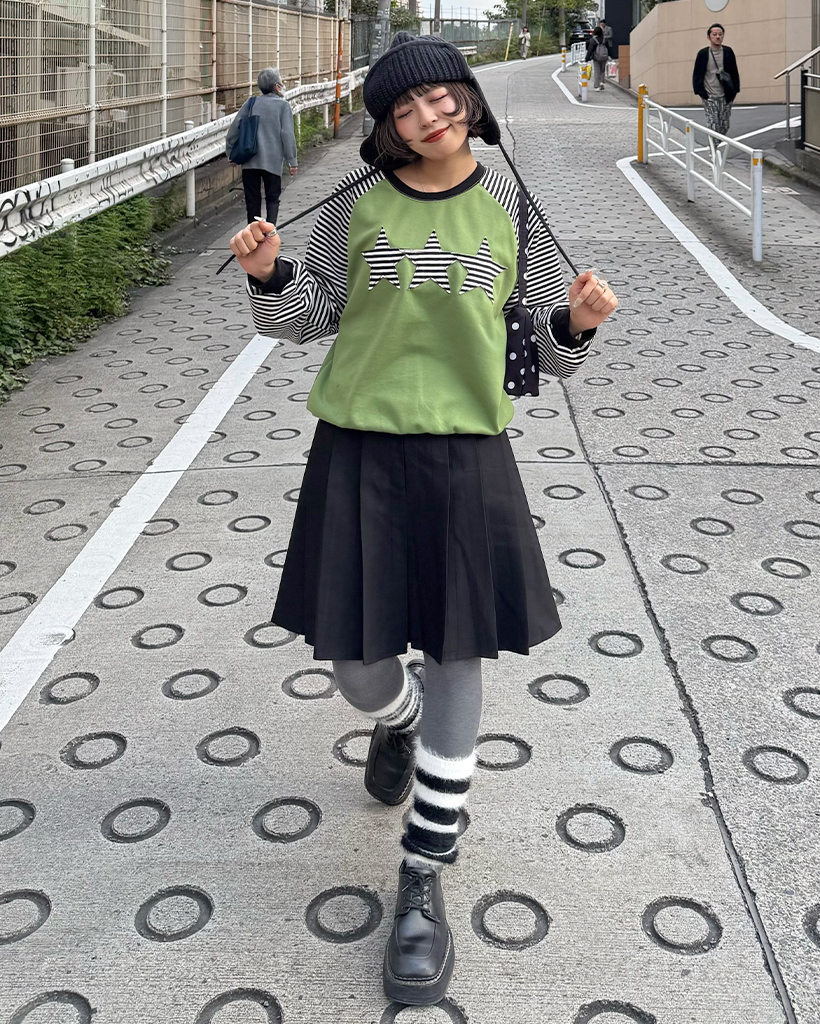 ベルトセットミディプリーツスカート