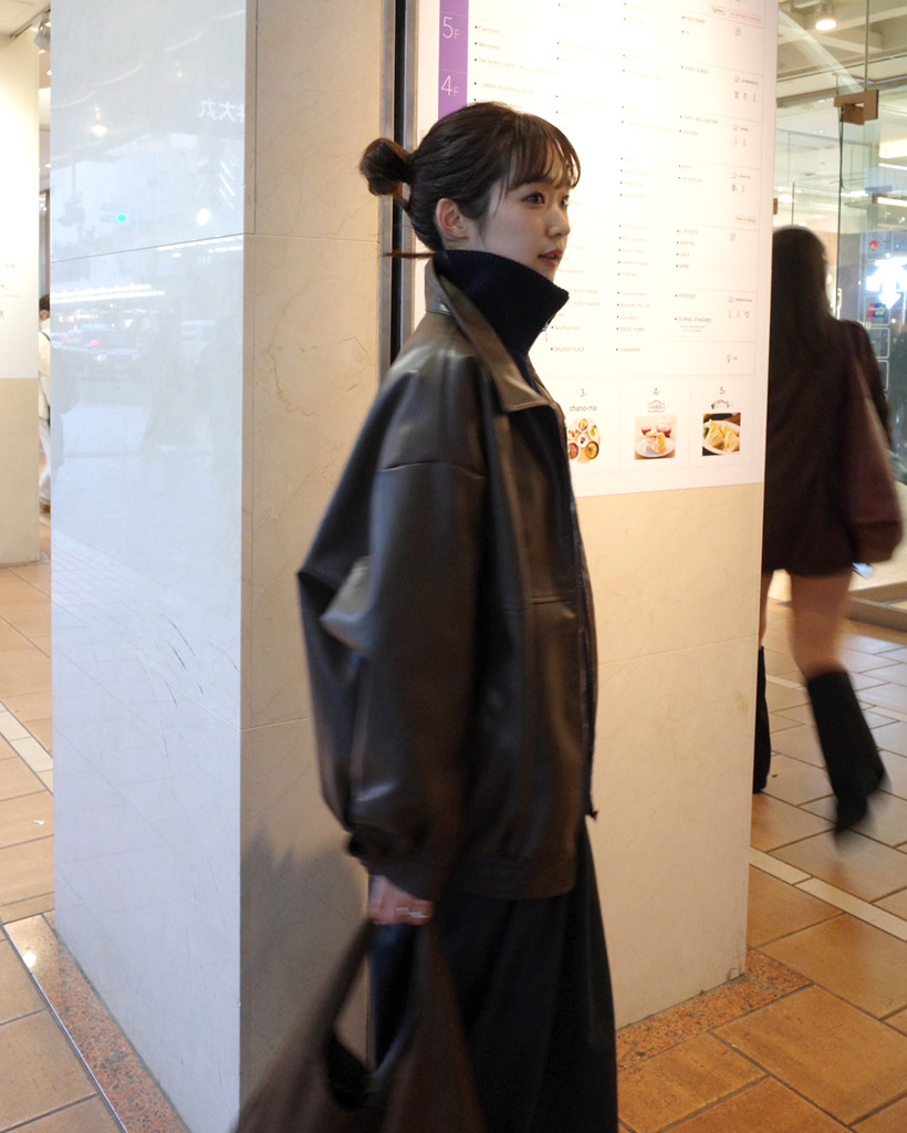 ルーズフィットレザージャケット