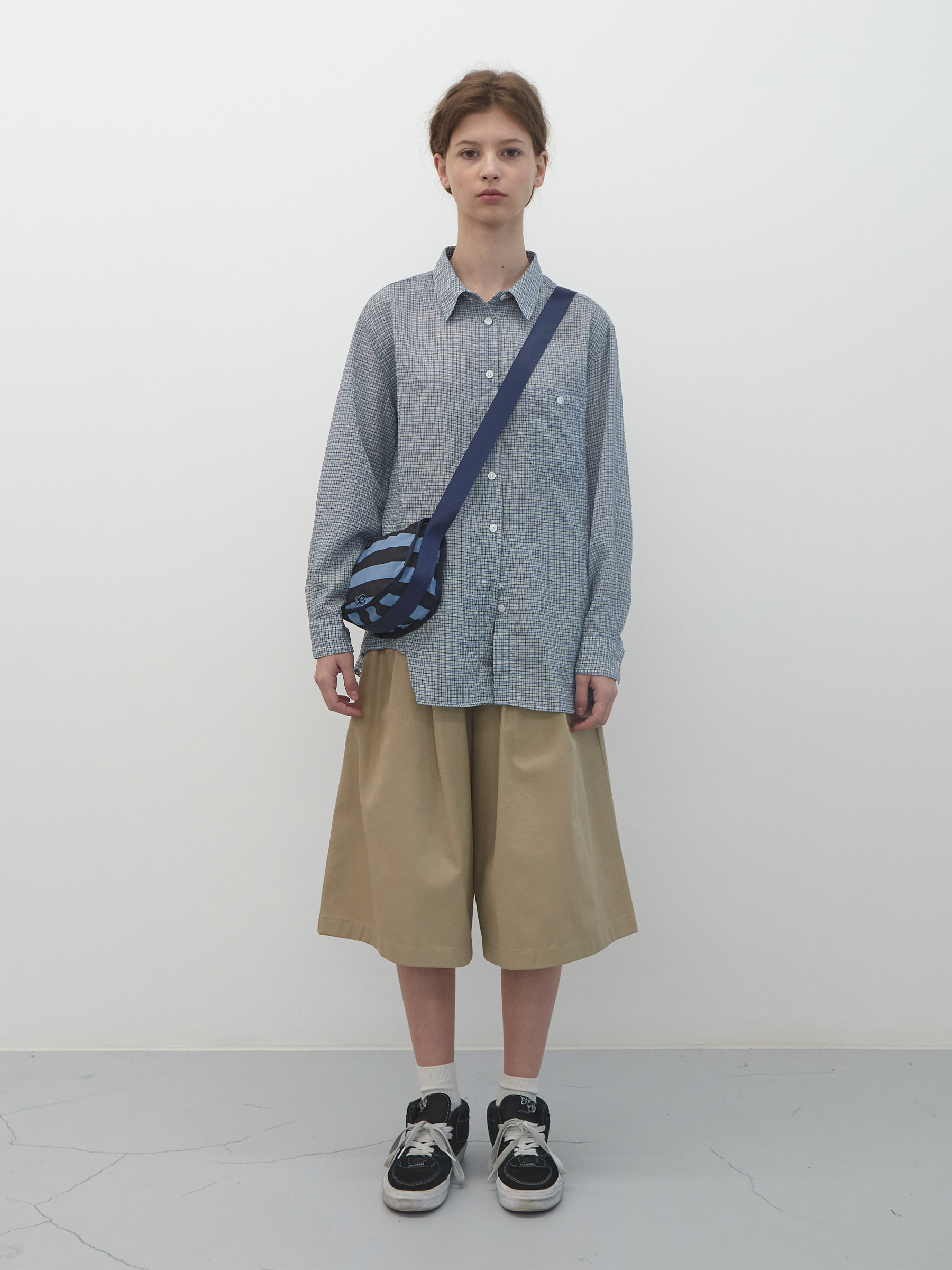 Cotton Banding Half Pants (Beige)