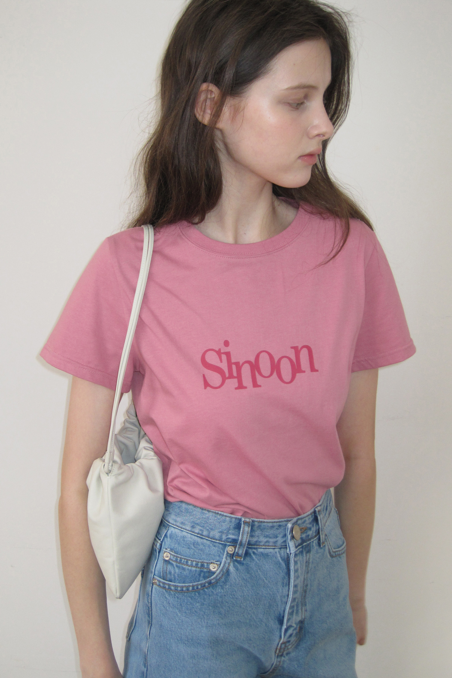 Sinoon Signature Logo T-Shirts (Deep Pink)