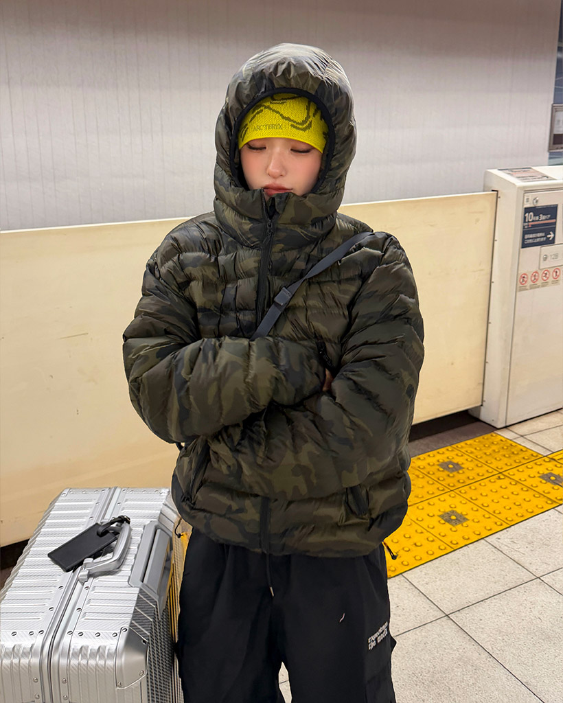 カモフラパディングジャケット
