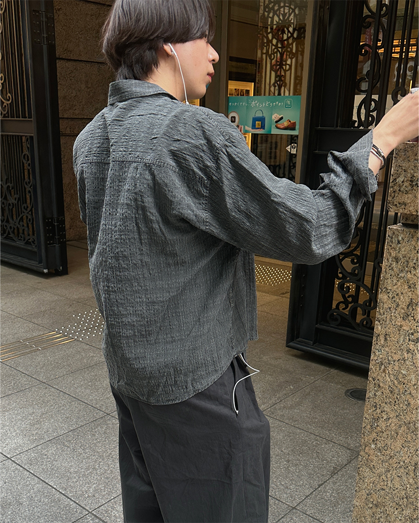 ピグメントクロップフィットサマーシャツ