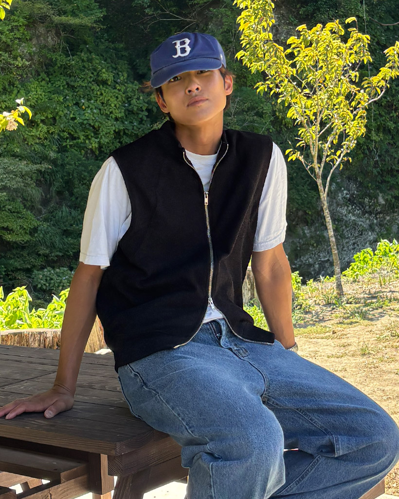 （ユニセックス）2WAYニットベスト