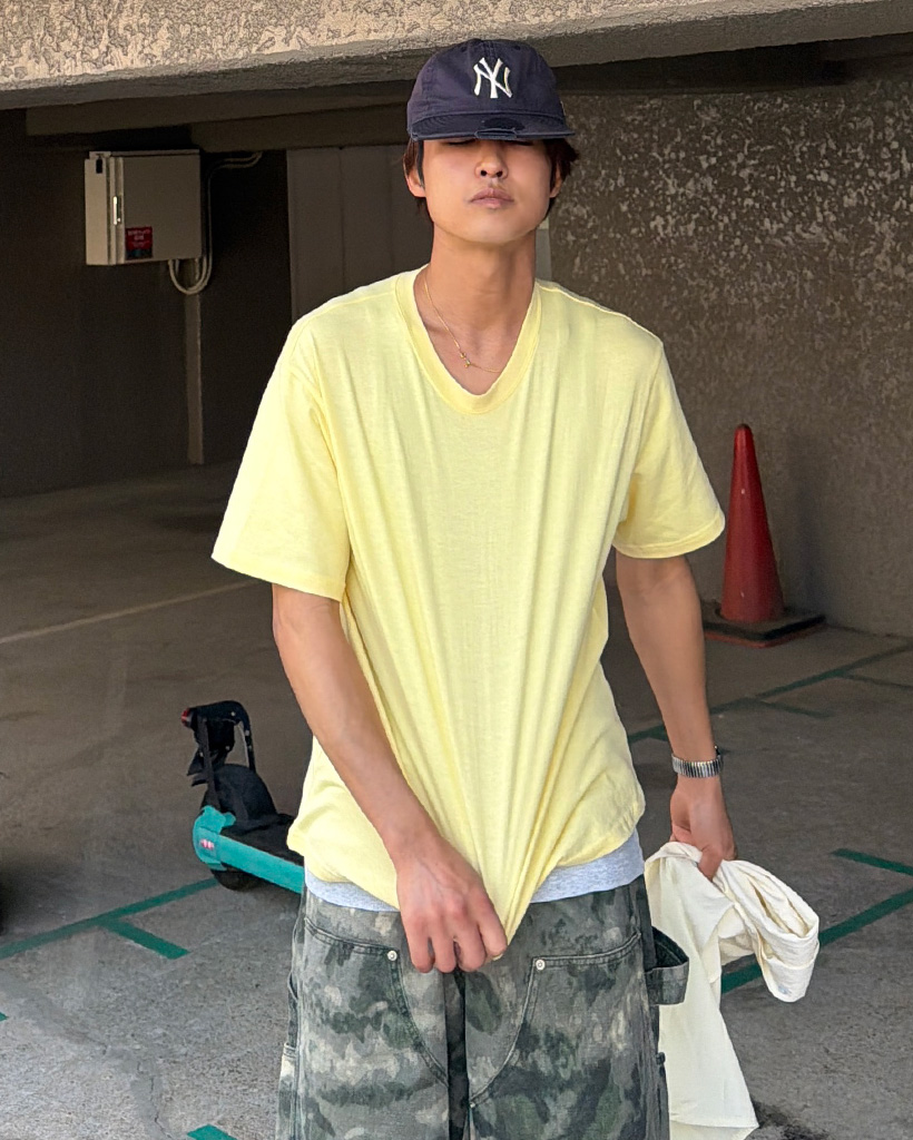 カラークロップドTシャツ