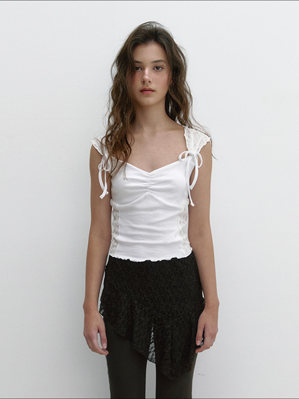 ROMANTIC RIBBON T (WHITE) | ファッション通販サイト NUGU