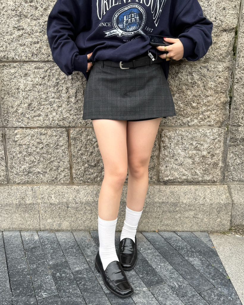 チェックパターンミニスカート | ファッション通販サイト NUGU