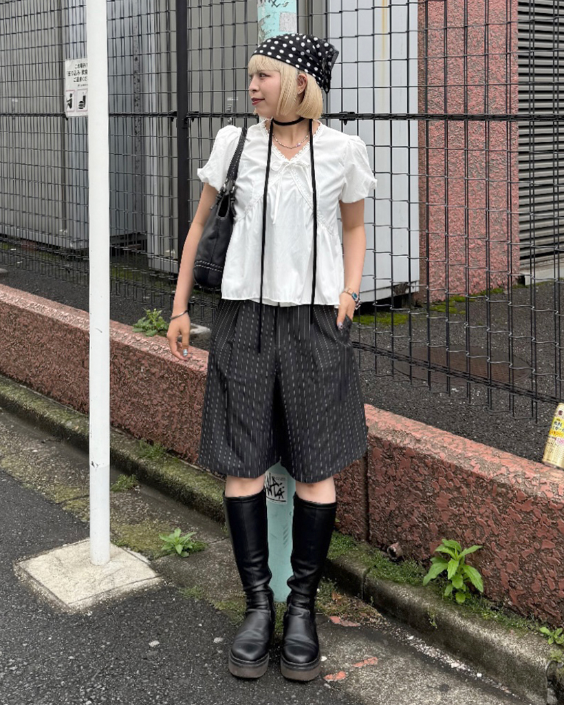 新品未使用 ランバン ストライプ ハーフパンツ 　54　XXL カーゴポケットストライプハーフパンツ｜ACLENT（アクレント）