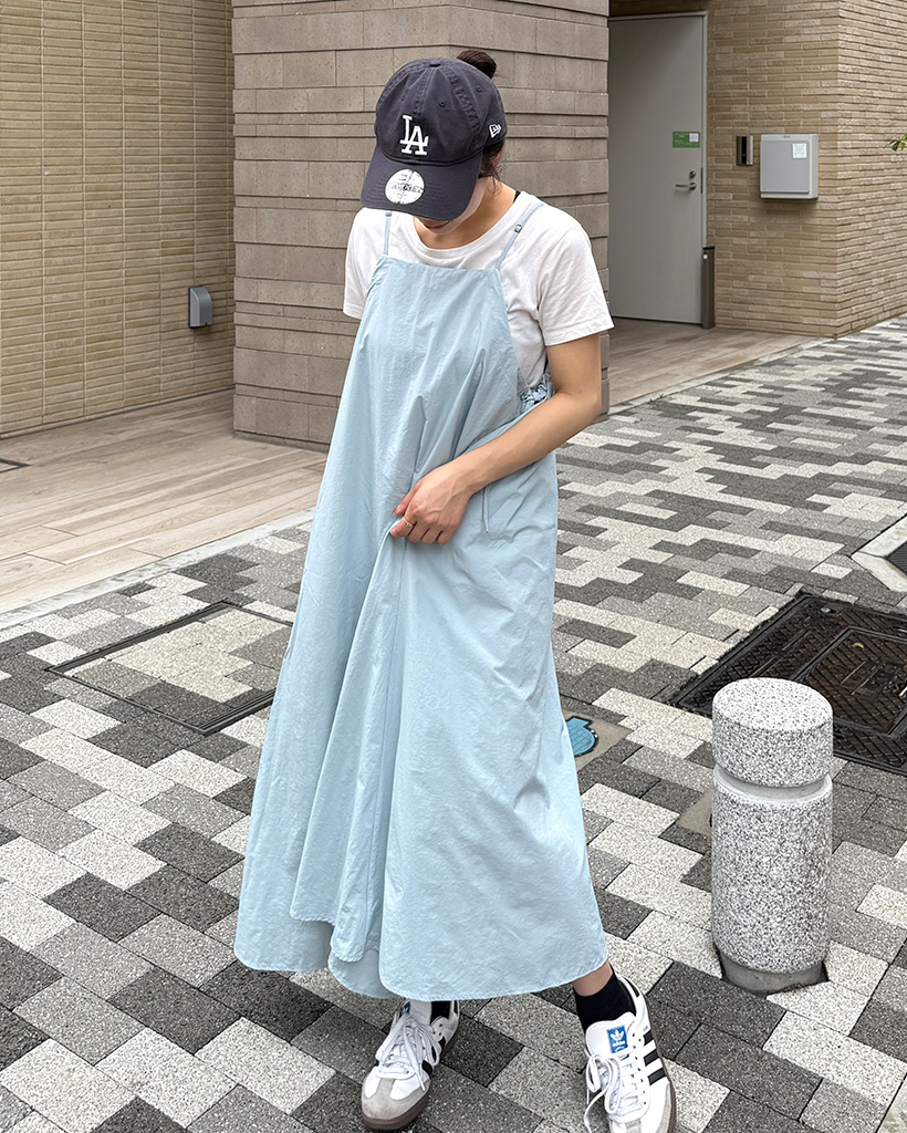 シャーリングキャミロングワンピース | ファッション通販サイト NUGU