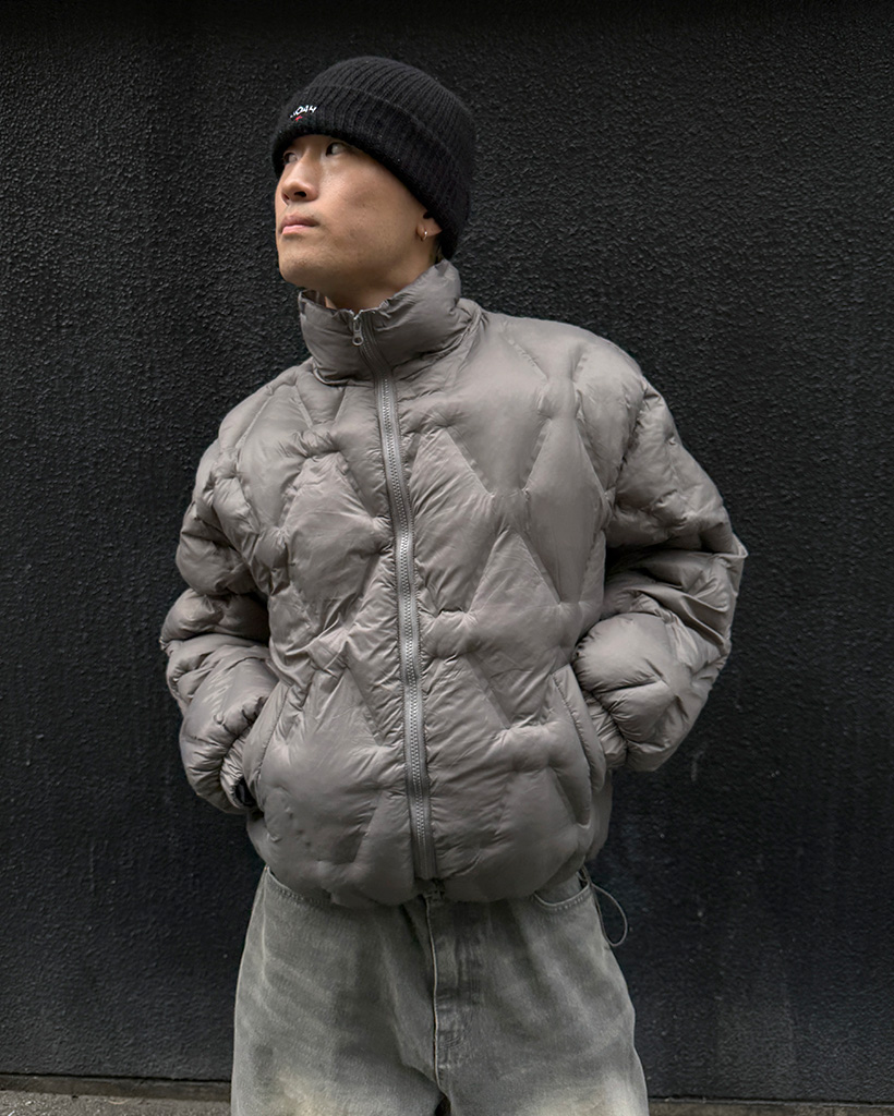 ダイヤキルティングショートダウン