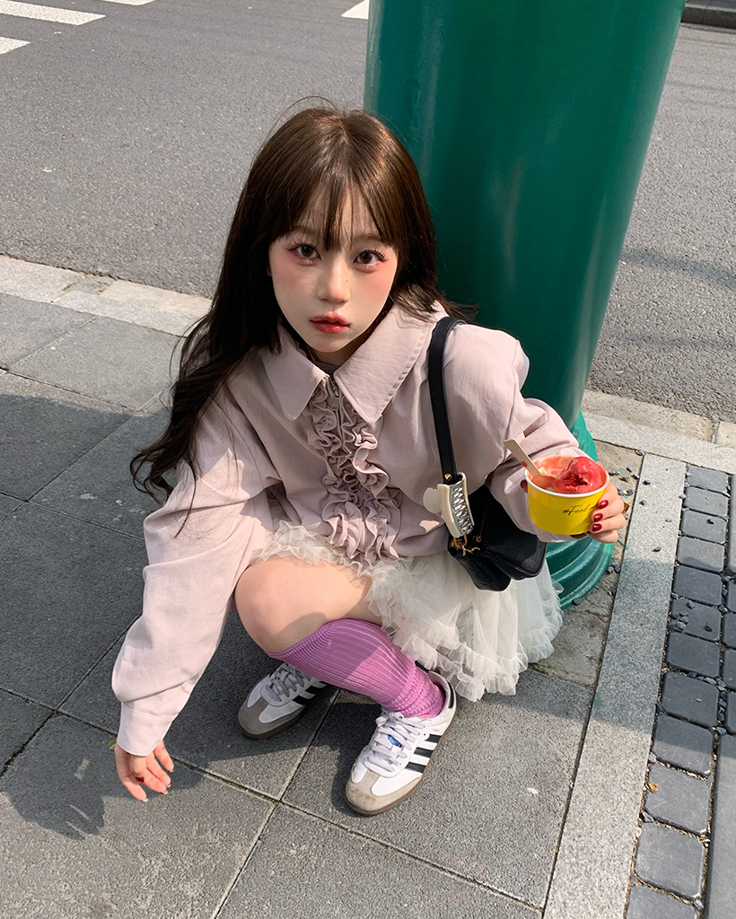 フロントフリルジャケット