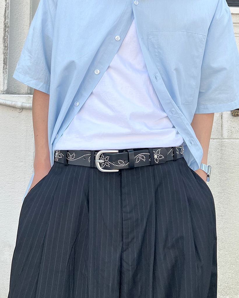スタッズフラワーベルト | ファッション通販サイト NUGU