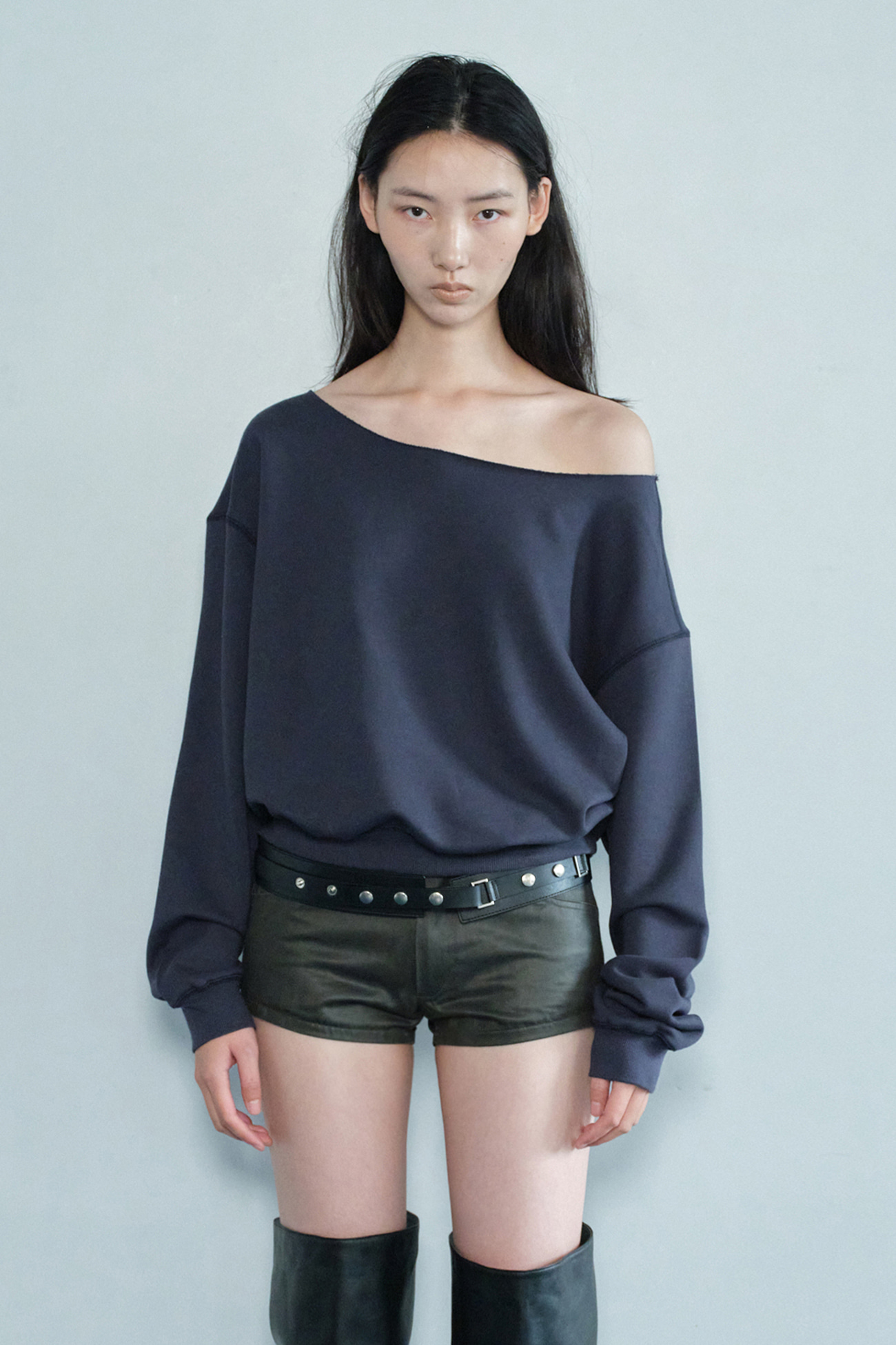 RAW CUT SWEATSHIRT / NAVY